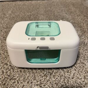 Jool Baby White and Aqua Baby Wipe Warmer